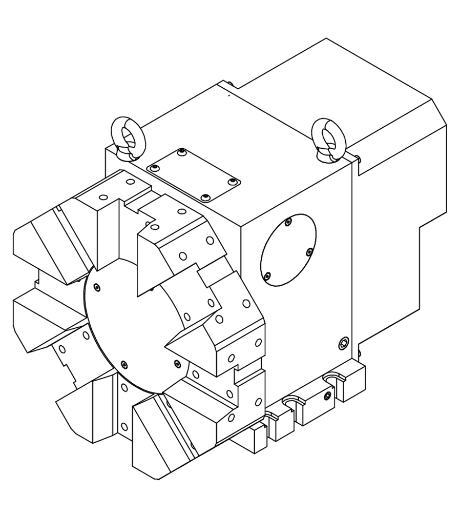 Револьверная головка HAK34-CK6163-8T